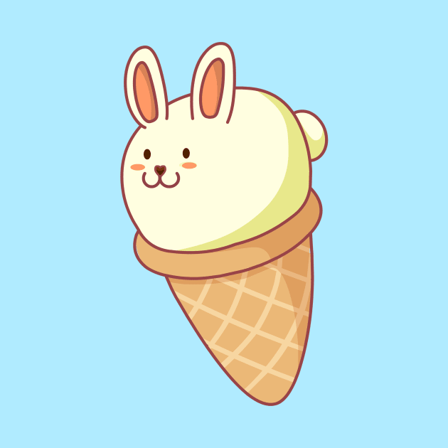 Bunny-lla Ice Cream by AnishaCreations