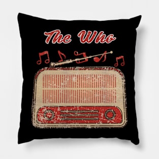 Retro The Who Pillow