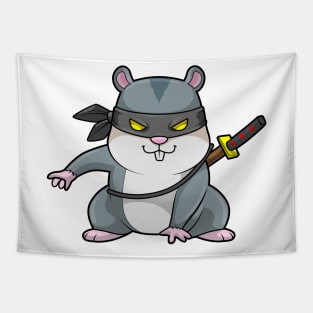 Hamster Ninja Martial arts Tapestry