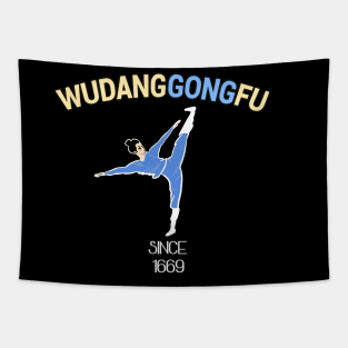 Wudang Kung Fu Kick Tapestry