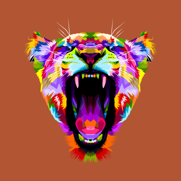 Angry Lion by King Tiger