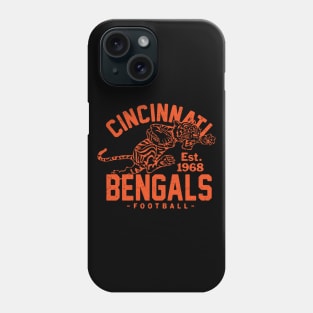 Vintage Cincinnati Bengals 2 by Buck Tee Originals Phone Case