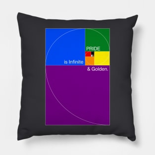 Pride Golden Spiral Pillow