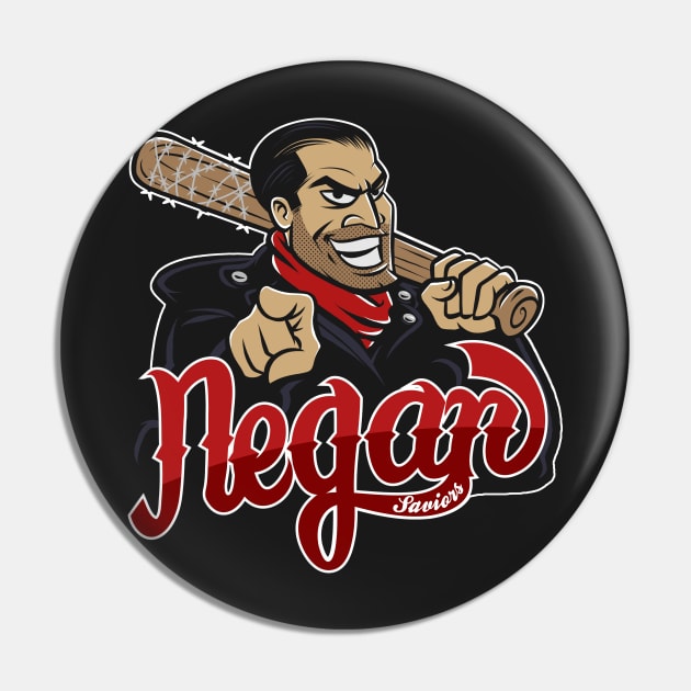 Negan Baseball Club Pin by rustenico