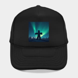 Northern Lights Inukshuk – Inuit Heritage Canada Hat