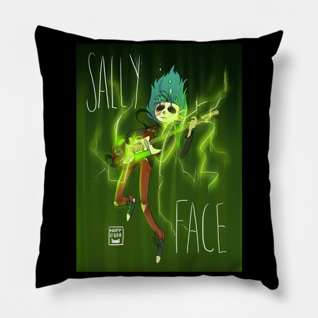 Sally Face Pillow by nopperaa