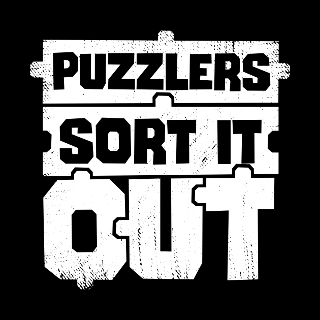Puzzlers Sort It Out Jigsaw Puzzle Lover Gift by Dolde08