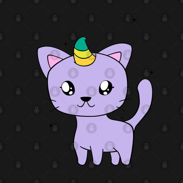 Caticorn, the combination of cat and unicorn by All About Nerds