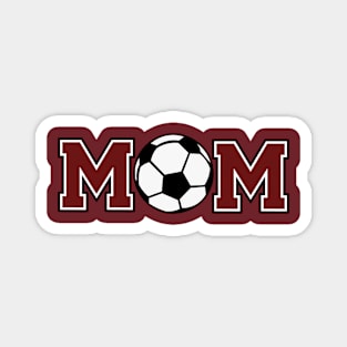 Soccer Mom Maroon Magnet