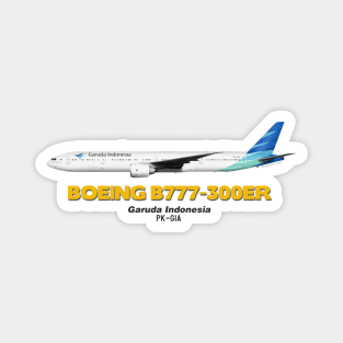 Boeing B777-300ER - Garuda Indonesia Magnet