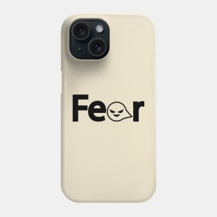 Fear Halloween artistic design Phone Case