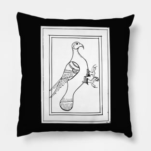 Medieval art - pigeon Pillow