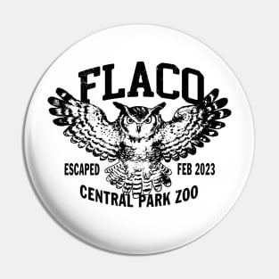 FLACO New York Owl 1 by Buck Tee Original Pin