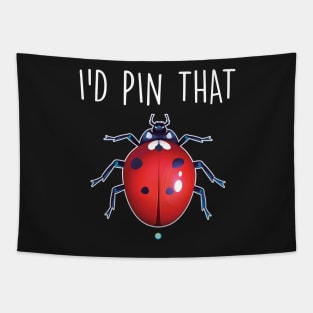 id pin that - Funny Insect collecting Gift Tapestry