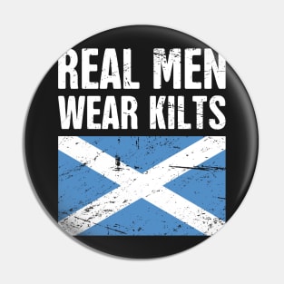 Scottish Flag | Real Men Wear Kilts Pin