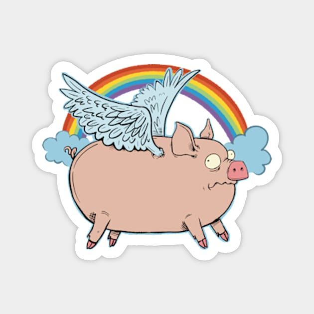 Flying Pig Magnet by MattGodwinShop