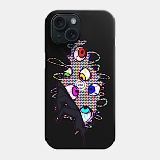 Glitch Hand and Eyes Bursting Out Phone Case