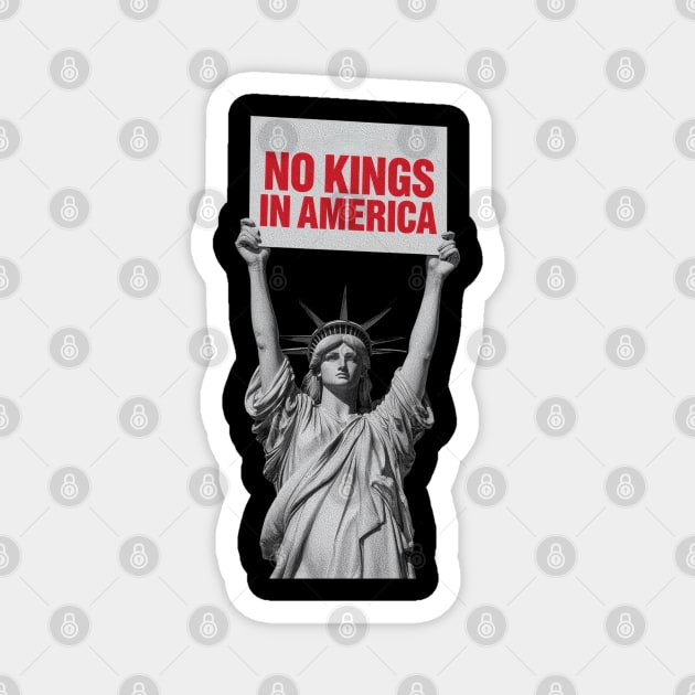 No-Kings-In-America Magnet by Creatifly Graphic Tees