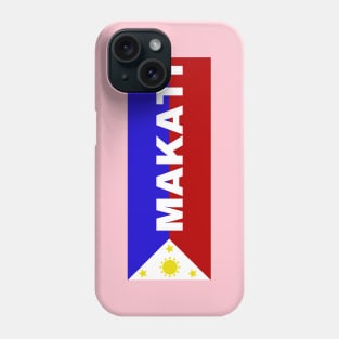 Makati City in Philippines Flag Phone Case