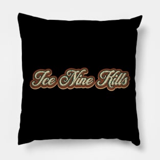 Ice Nine Kills Vintage Text Pillow