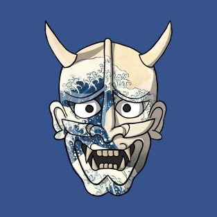 Wave Hannya mask T-Shirt