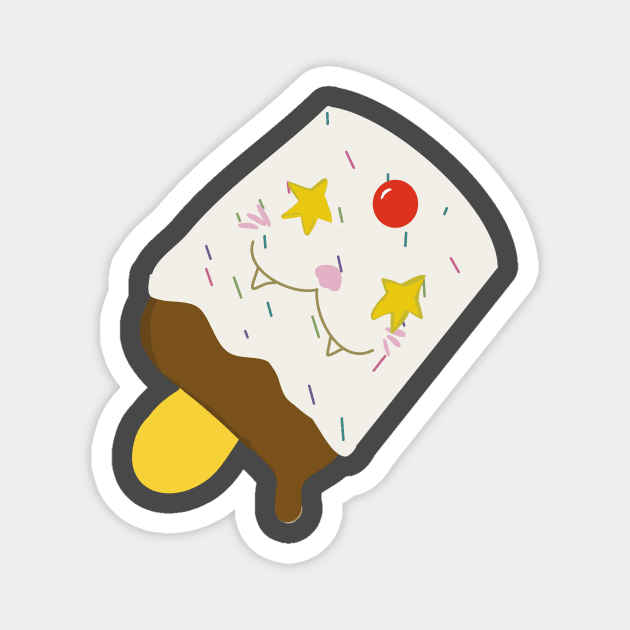 Ice Cream kitty Magnet by Joyouscrook