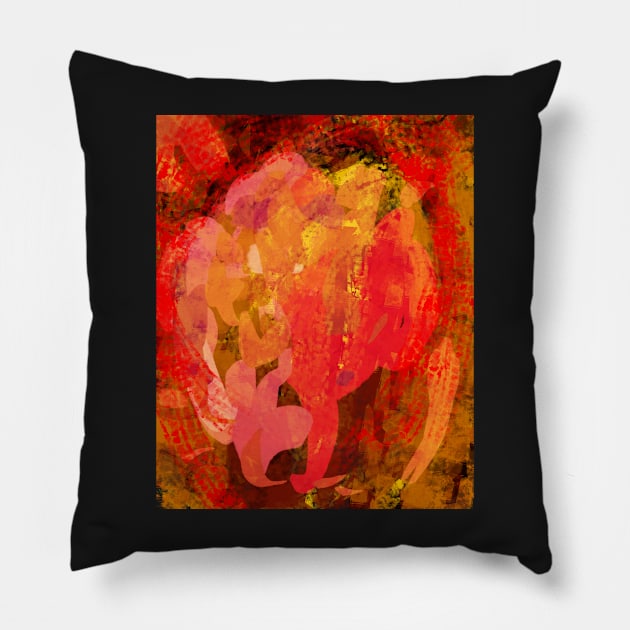 Fall abstract Pillow by Joelartdesigns