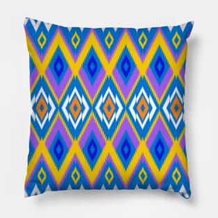 Ethnic southeast geometric ikat pattern Pillow