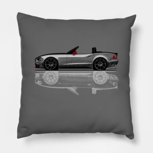 Handmade drawing of the modern italian Spider (for medium to dark backgrounds) Pillow