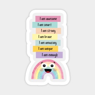 Positive Affirmations for kids Magnet