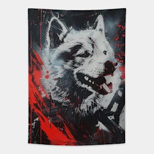 Malamute portrait Tapestry