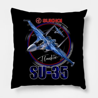 Sukhoi SU-35 Flanker Fighterjet Pillow