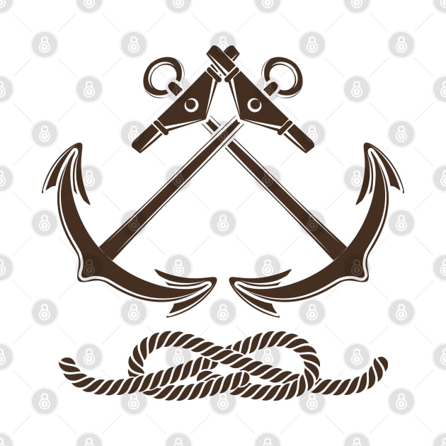 Nautical or Seafarer Club Emblem by devaleta