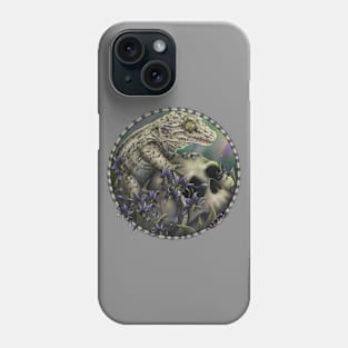 Gargoyle Gecko on a Skull Phone Case