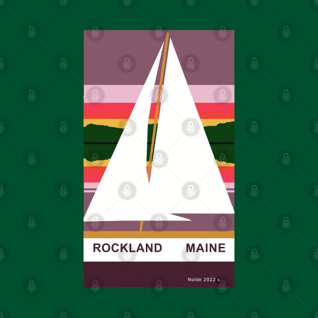 Rockland, Maine by Art by Ed Nolde