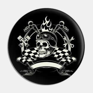 Skeleton rider Pin