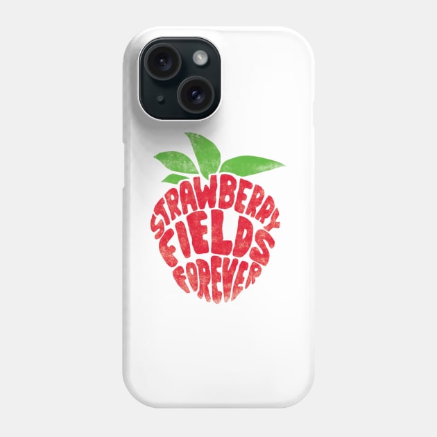 Strawberry Fields Forever Phone Case by MucisianArt