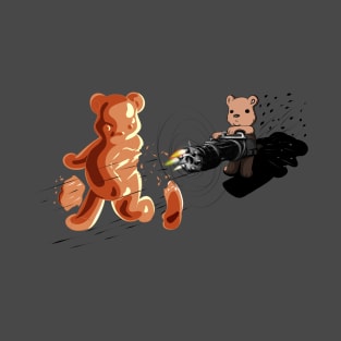 teddy bear vs gummy bear T-Shirt