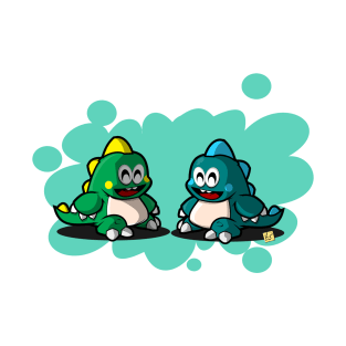 Bubbles and dragons T-Shirt