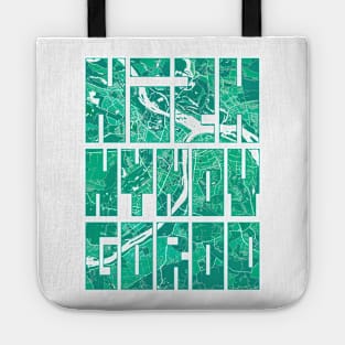 Nizhny Novgorod, Russia City Map Typography - Watercolor Tote