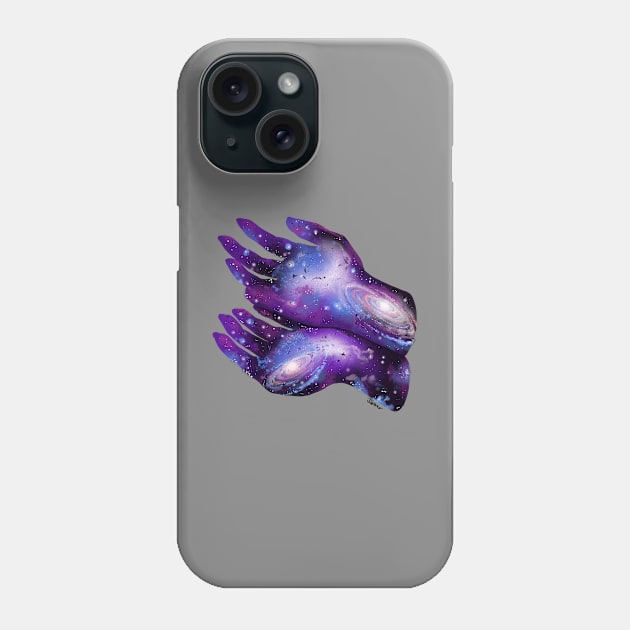 Cosmic hands Phone Case by JJacobs