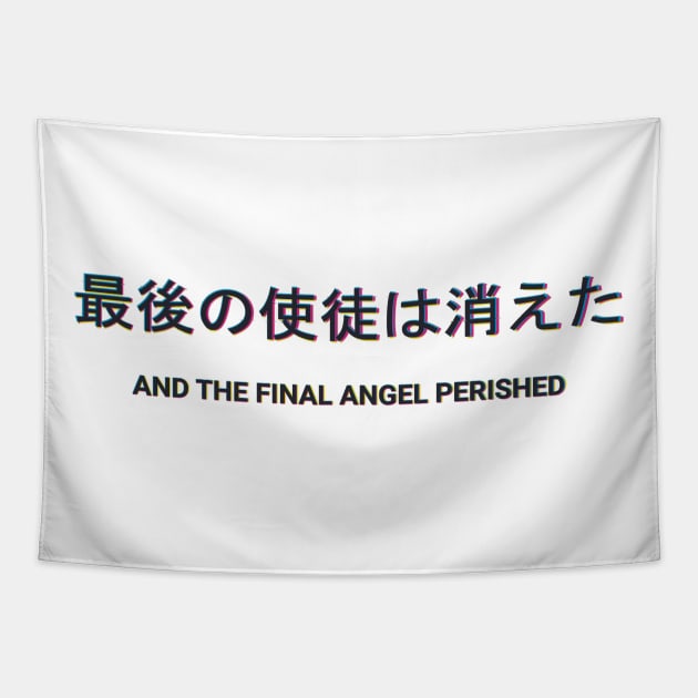 Final Angel Perished Evangelion Tapestry by Sasarious