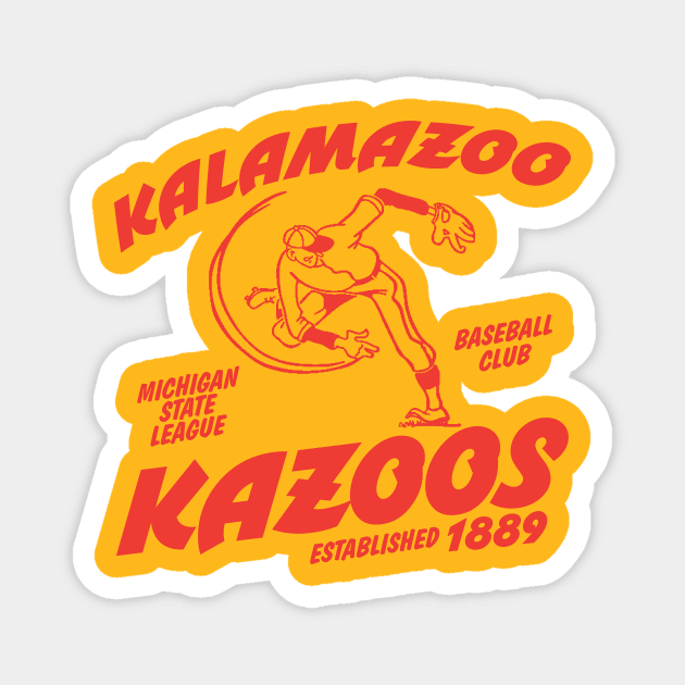 Kalamazoo Kazoos Magnet by MindsparkCreative