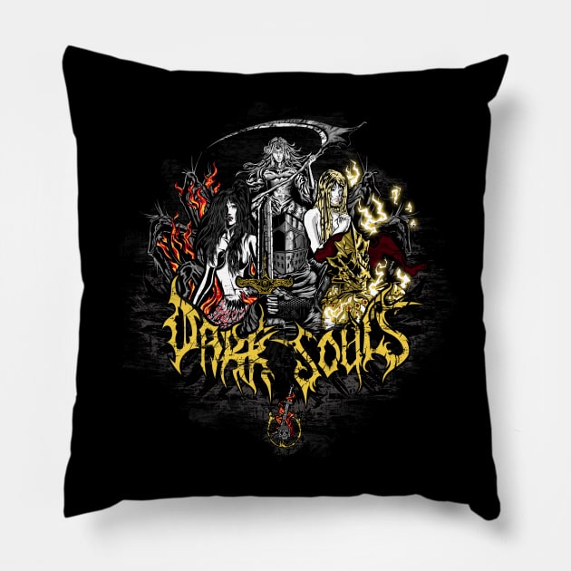 My Darkest Soul Pillow by Fearcheck