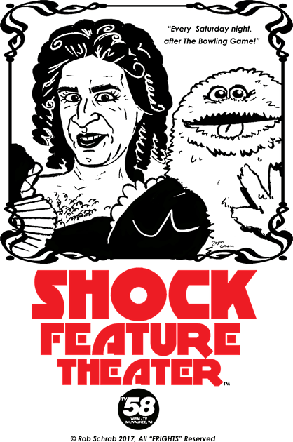TV 58 SHOCK FEATURE THEATER promo shirt Kids T-Shirt by RobSchrab