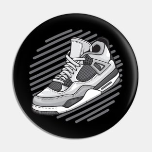 AJ 4 Retro Military Black Sneaker Pin
