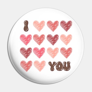 I Love You Pin