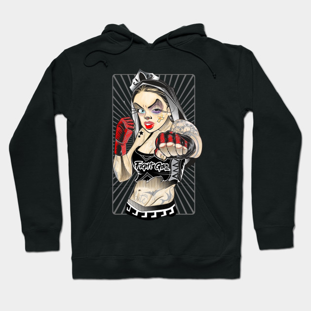 Fight Girl Anime Doll Ufc Hoodie Teepublic De