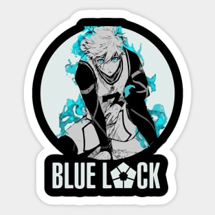 Blue lock all main characters in minimalist and aesthetic vector