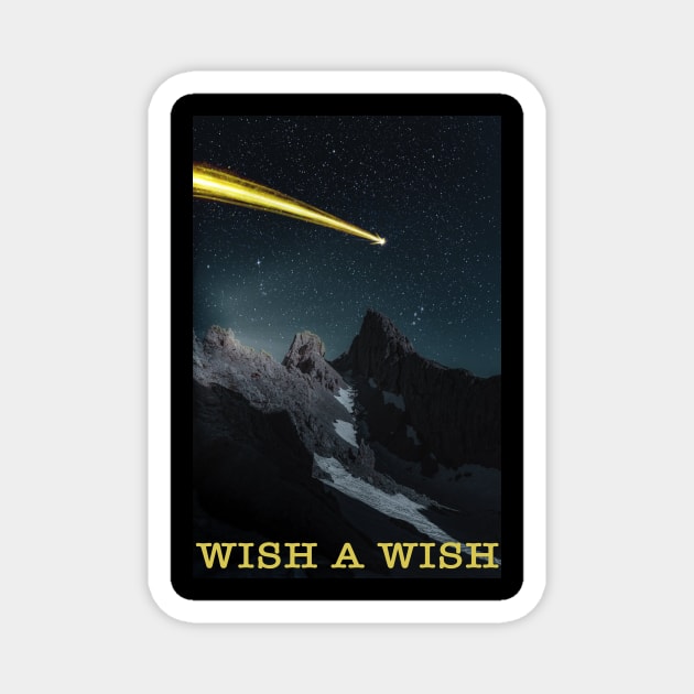 wish a wish lovely t-shirt Magnet by ahnoun